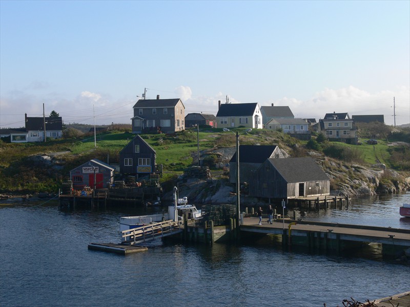 The town of Peggy's Cove